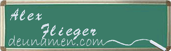 Alex Flieger Visitenkarte